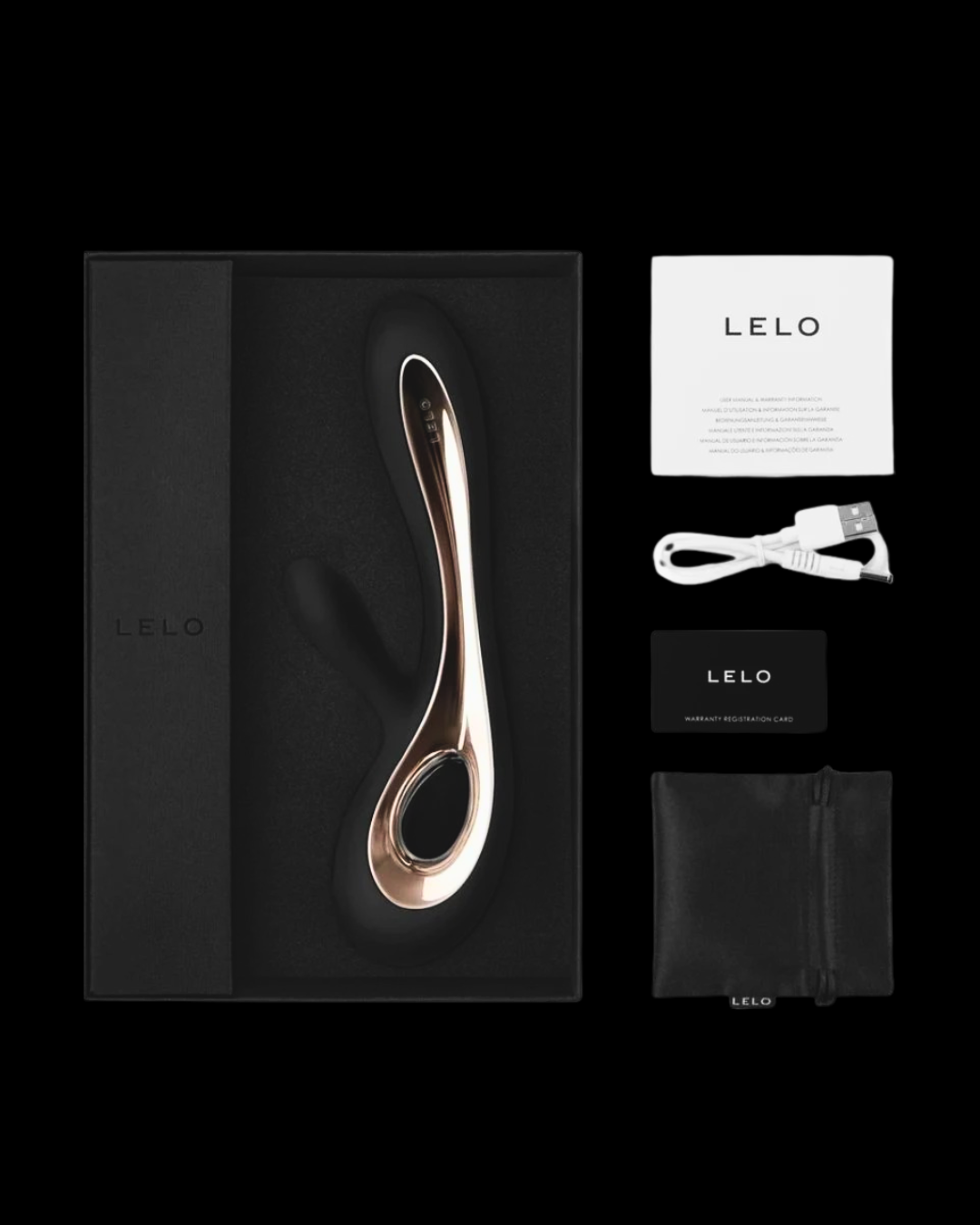 NS Black Midnight | Dual-Zone Curved Vibrator