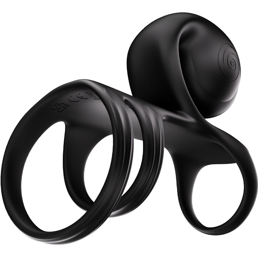 Nikita Studios™ NS Black Continuum | Remote-Controlled Clitoral Ring LOVETOYS|Sex Toys for Men|Accessories for the penis|Cock Rings|Cockrings with vibration