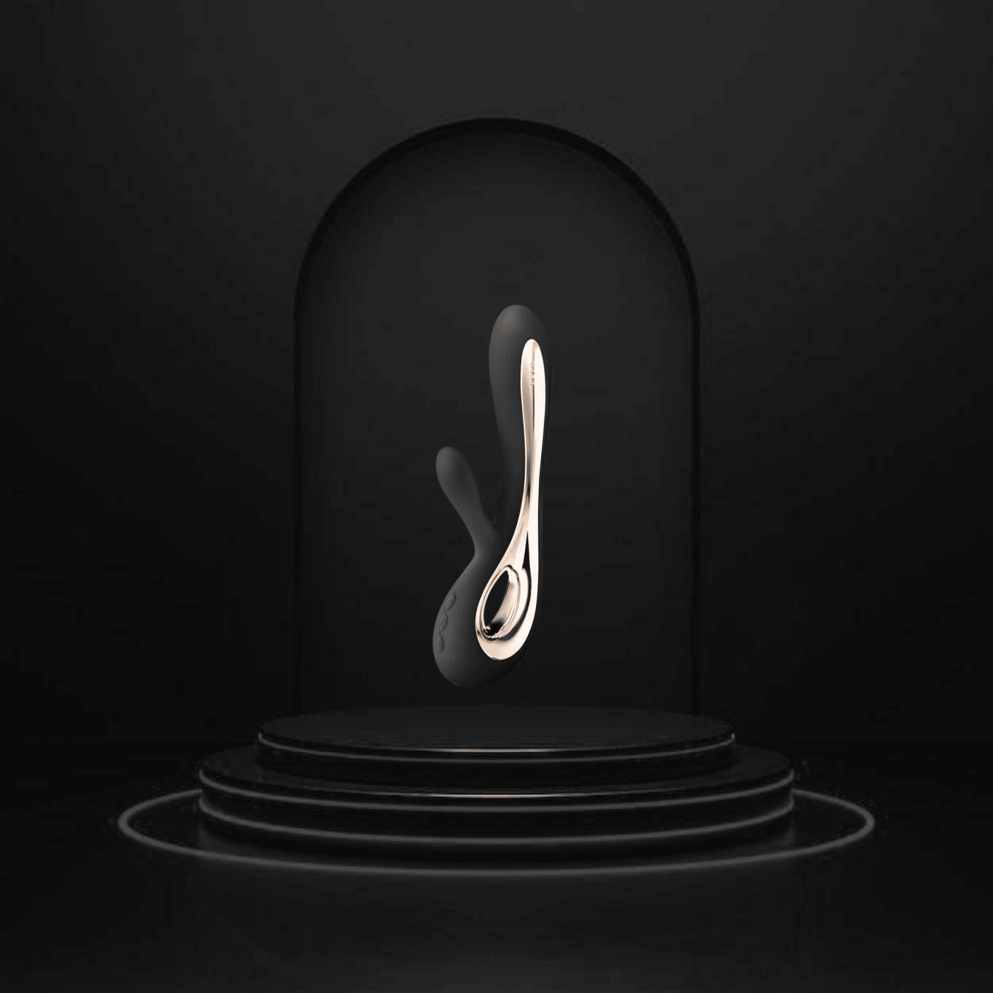 Nikita Studios™ NS Black Midnight | Dual-Zone Curved Vibrator LOVETOYS|Toys for Women|Stimulators|For Clit