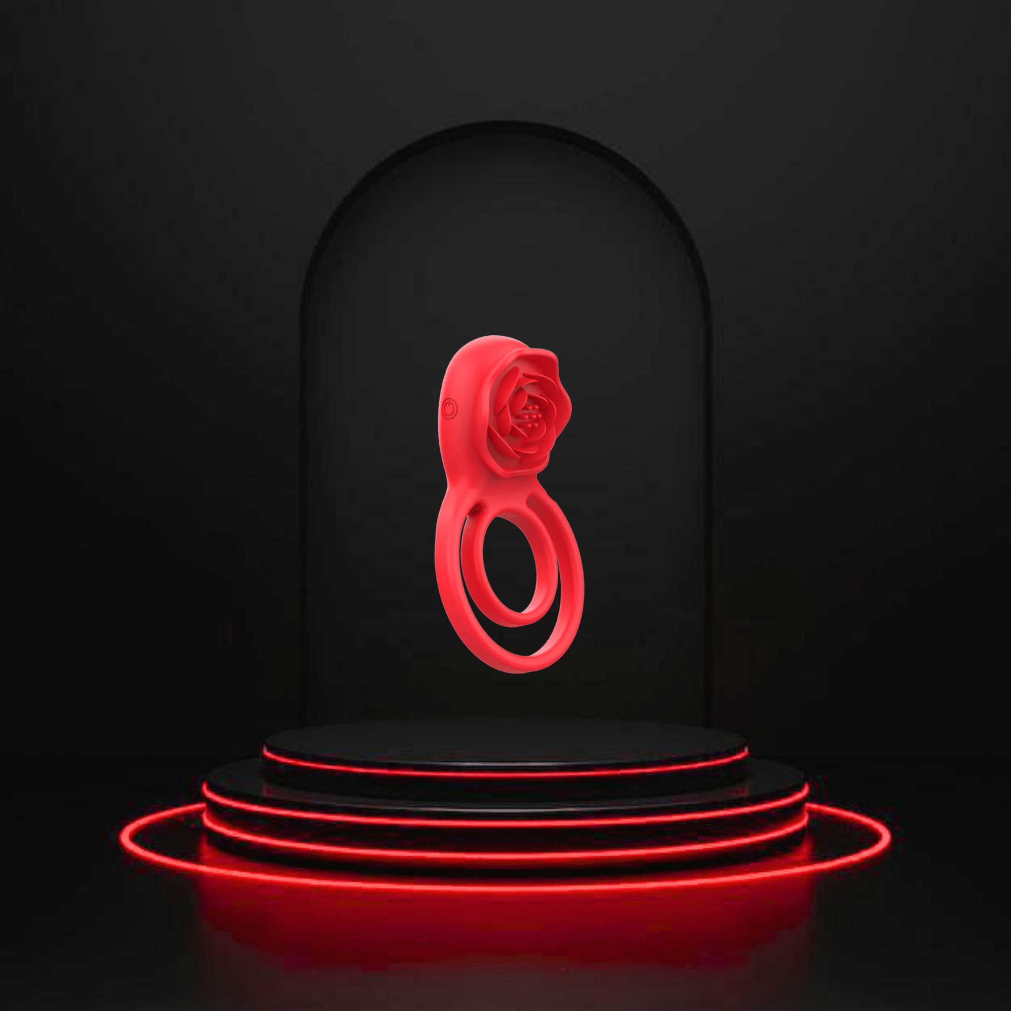 Nikita Studios™ NS Bloom In Red | Pulsating Contour Toy LOVETOYS|Toys for Women|Stimulators|For Clit