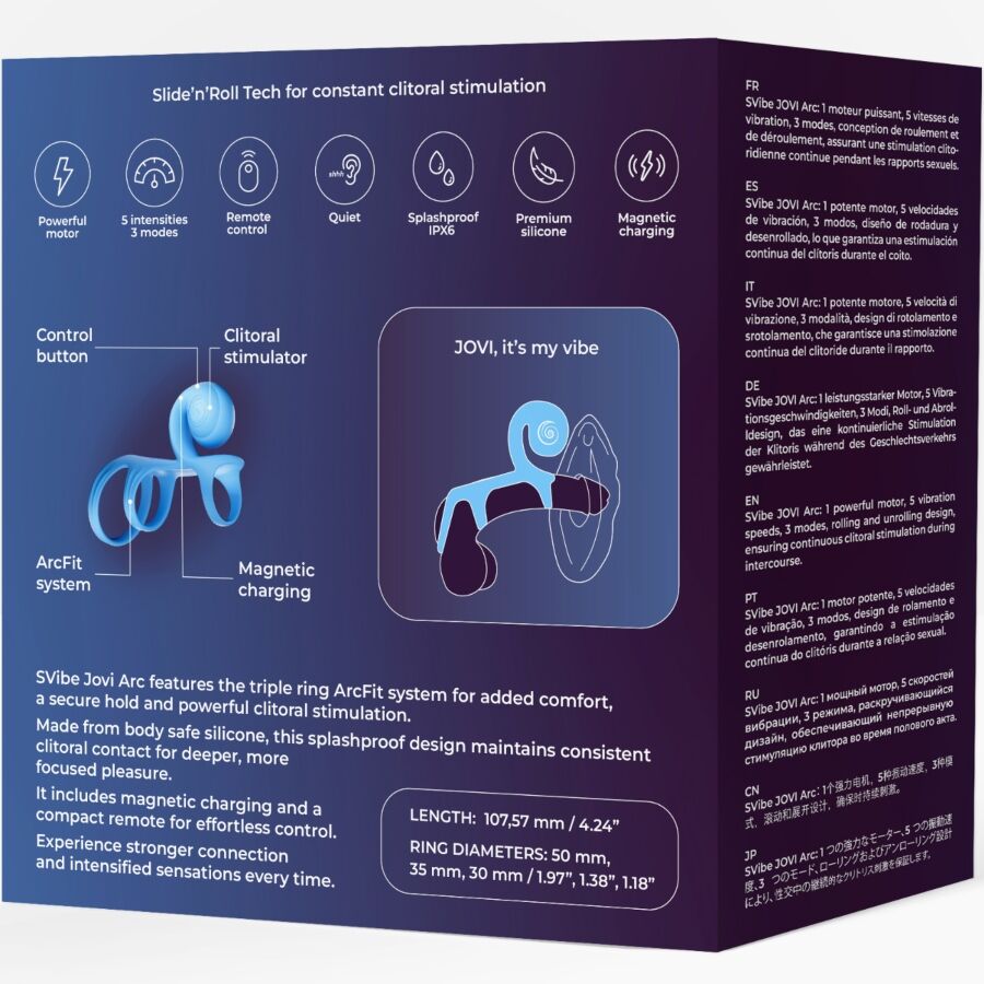 Nikita Studios™ NS Blue Meridian | Remote-Controlled Couple Ring LOVETOYS|Sex Toys for Men|Accessories for the penis|Cock Rings|Cockrings with vibration