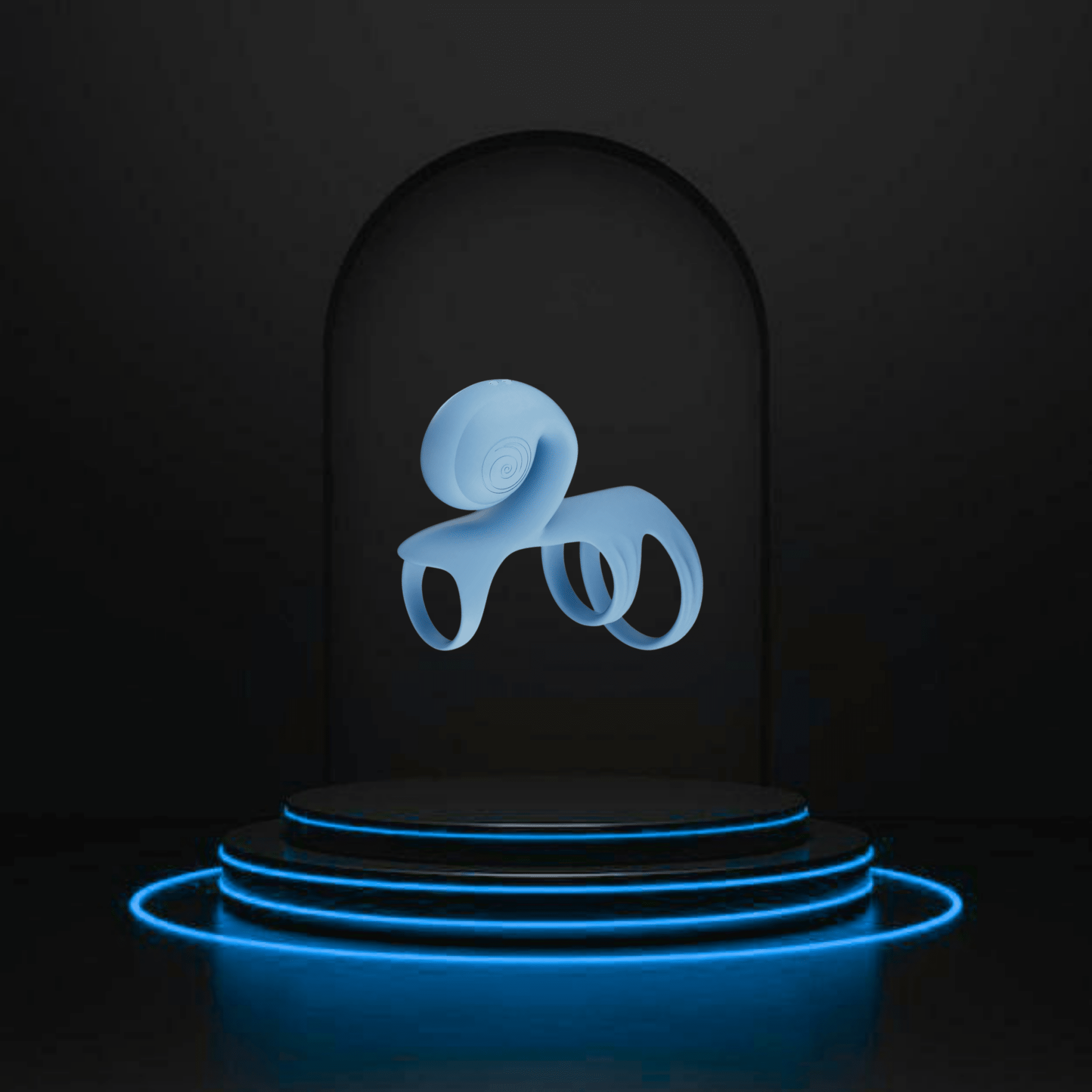 Nikita Studios™ NS Blue Meridian | Remote-Controlled Couple Ring LOVETOYS|Sex Toys for Men|Accessories for the penis|Cock Rings|Cockrings with vibration